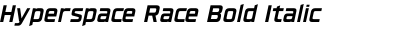 Hyperspace Race Bold Italic